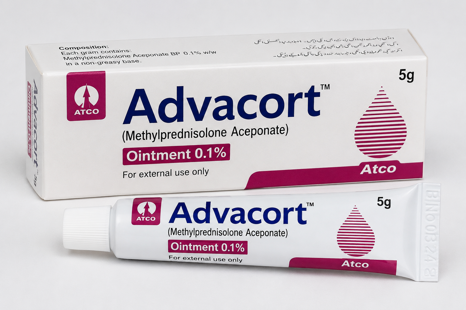 Advacort Ointment 5 g Ointment 0.1%